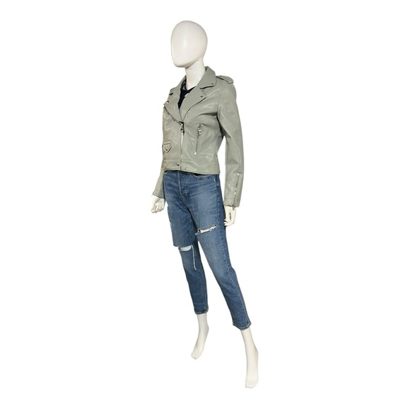 Blank NYC Play Act Faux Leather Moto Jacket, Small - Picture 5 of 10